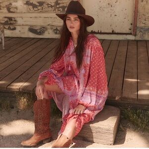 Spell Sunshine Bandit Button-Through Dress